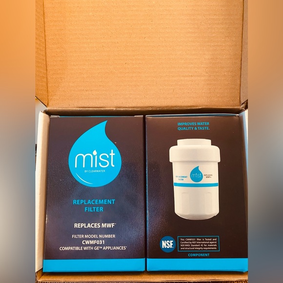 2 GE Refrigerator MWF Water Filter Replacements - Picture 2 of 4